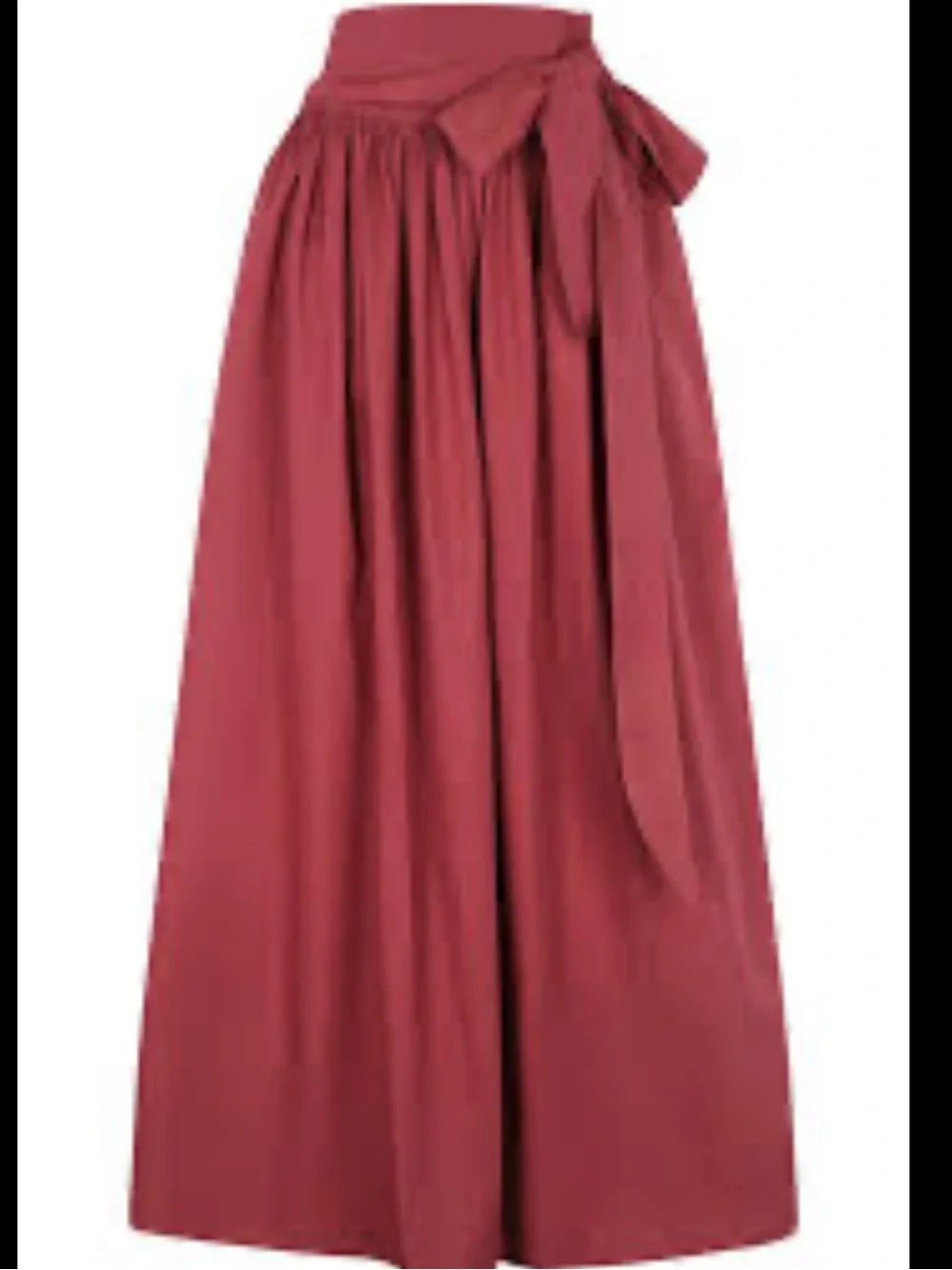NWT💃NY&C For Eva Mendez Elegant Flowy Burgundy Maxi Skirt. Size 0